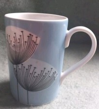 Portmeirion Dandelions Clocks Tall Mug Blue Sanderson 11cm High VGC 