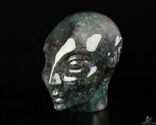 4.2" Indian Agate Carved Fairy