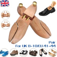 Wood Men's Shoe Stretcher Shoe Trees Shape Wood Pair of UK 8-9 / UK 9-10 Durable