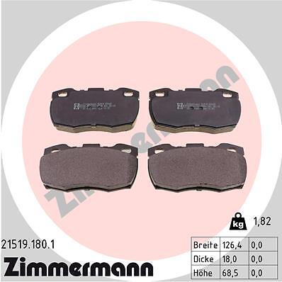 New brake pad set - pad, disc