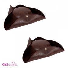 2 x Adult Deluxe Brown Pirate