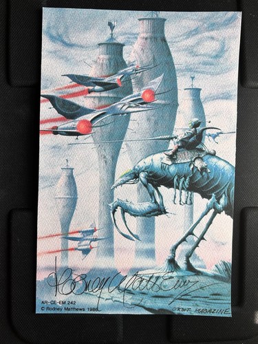 Rodney matthews signed 1986 - rodney,