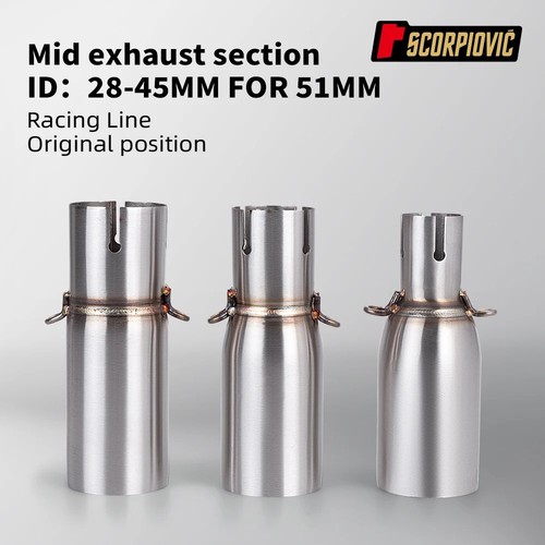 51mm motorcycle exhaust link - 51mm,