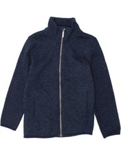 NAUTICA Boys Tracksuit Top Jacket 5-6 Years Large Navy Blue Flecked TN02