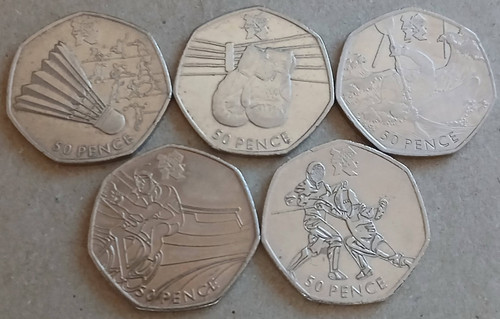 London olympic games 50p - 5,