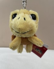 NEW Suki Lil Peepers Turtle Keyring Soft Toy Quirky Yellow Brown Plush Clip BNWT