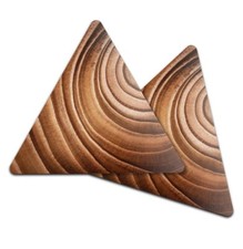 2x Triangle Coaster - Tree