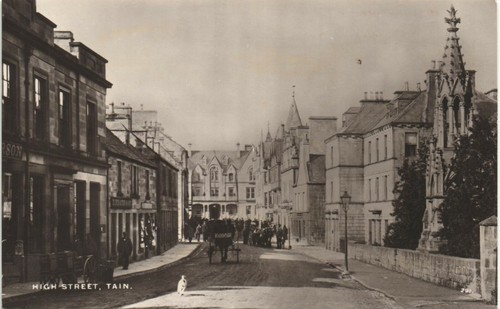 Tain high street in - high,