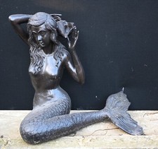 Bronze Mermaid Fountain Garden