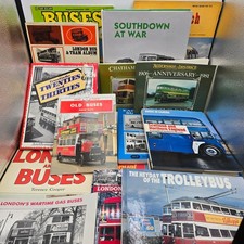 Job Lot 14 Bus History Books and 2 Magazines London Southdown NBC Trolleybus VGC