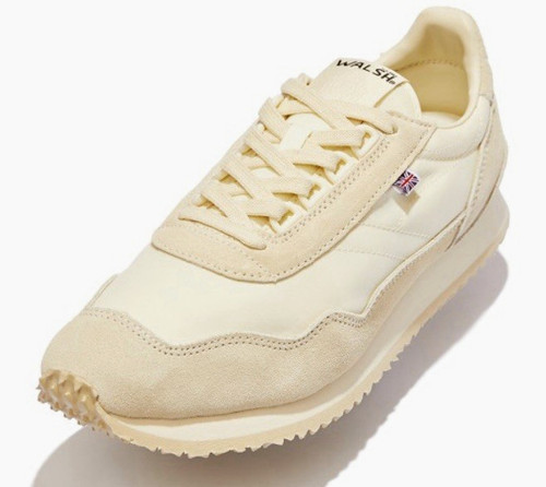 Walsh mens cream low top - cream, lace
