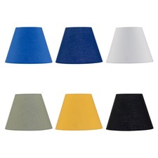 Modern 20cm Tapered Fabric Shades for Table Lamp Bedside Lampshade