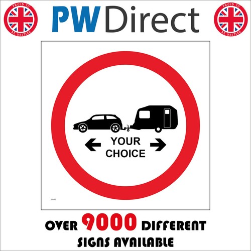 Sign car caravan length - sign,