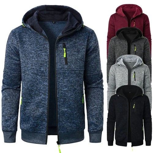 Men hoodie jacket zip - men's,