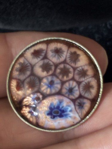 Murano millefiori glass brooch - murano,