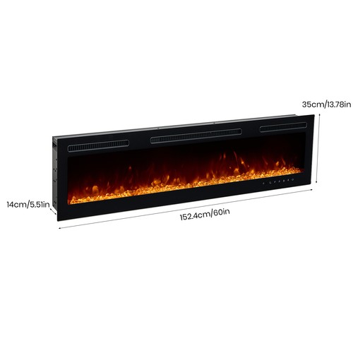 60inch led fireplace - 40/50/60inch,