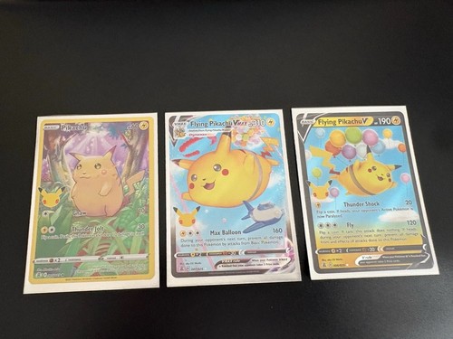 Set pikachu full art - 3,