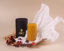 100% Beeswax Pillar Candle