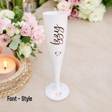 Personalised white champagne - personalised,