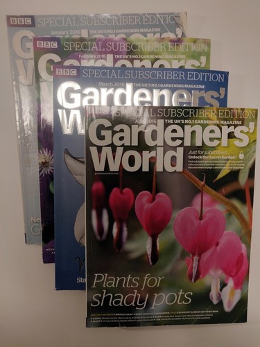 Gardeners world magazines - 4, x