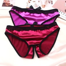Women Open Crotch Panties Lace