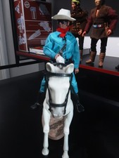 Lone Ranger And Silver Super Clean  Horse Nice And White