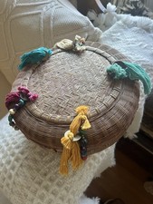 Antique~Chinese Sewing Basket