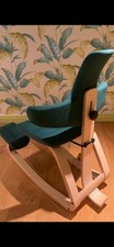 Thatsit Ultimate Ergonomic Kneeling Chair With Backrest Back In Action Ash Green
