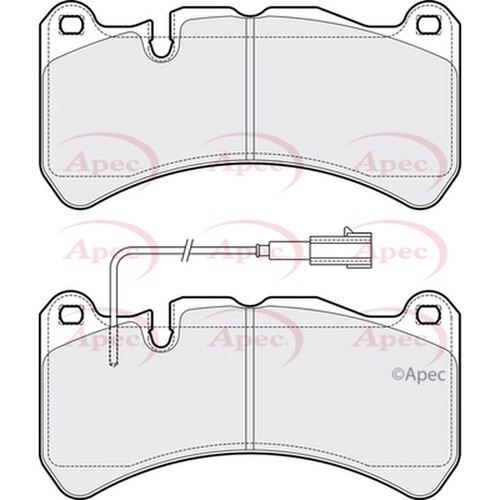 Brake pads set for maserati - brake,