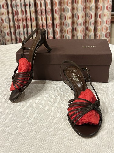 Bally brown slingback sandals - bally,