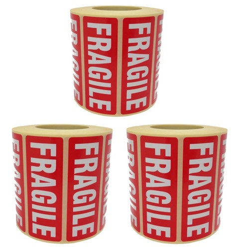 New fragile parcel labels - fragile,