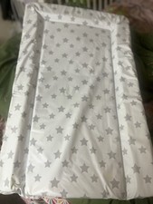 Cream Colour Star Design Baby Changing Mat In Excellent Condition