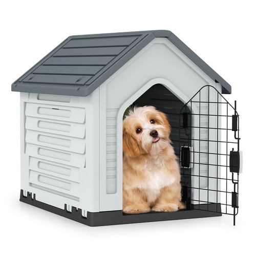 Costway plastic dog house - costway,