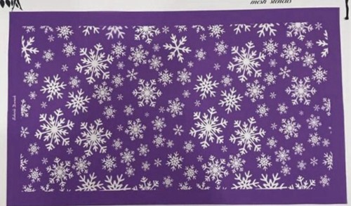 Christmas snowflake mesh - christmas, cake