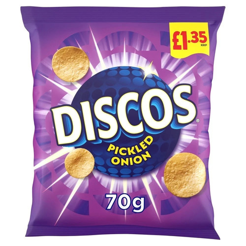 Discos pickled onion crisps - pickled,