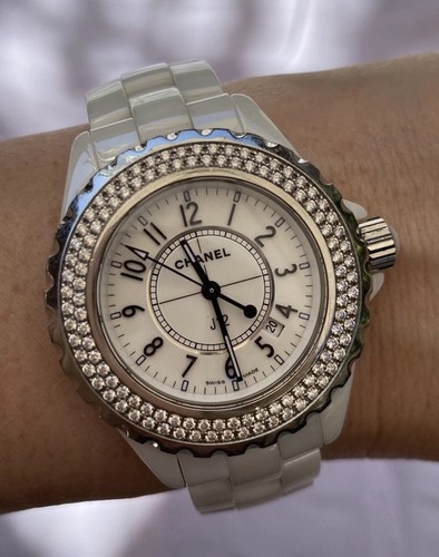 Chanel j12 33mm - chanel, white