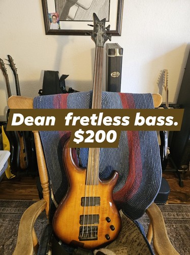 Dean fretless string - dean, 4-string