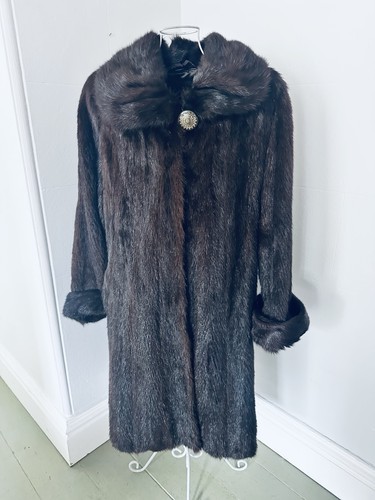 Vintage real nutria fur coat - fur,