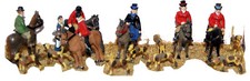 Hunt horses riders hounds F34