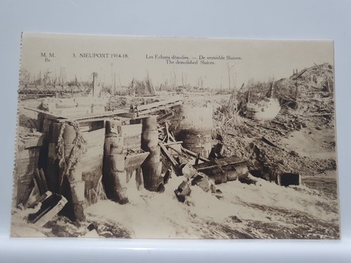 Vintage postcard nieuport - vintage, postcard,