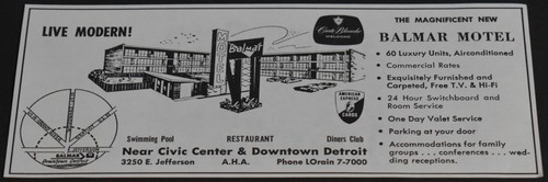 1965 print michigan detroit - print,