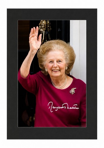Margaret thatcher signed - thatcher,