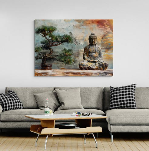 Buddha zen canvas picture - zen,