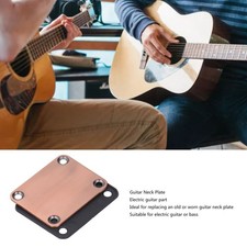 Guitar Neck Plate 4 Bolt With Screws For Telecaster Electric Bass Replaceme Kit