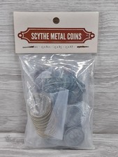 Scythe  Metal Coins 80 Coins in Five Denominations Accessory New Original Sealed