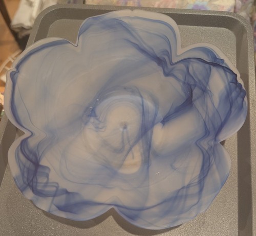 Vintage petal frosted blue - vintage, 5