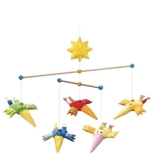 Haba baby cot wooden mobile - haba,