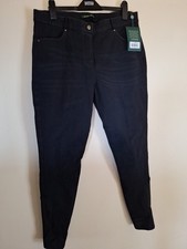 Dublin Shona Knee Patch  Denim Breeches Ladies Ash 16/34"