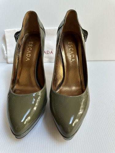 Escada italy heel - 4.5”heel, olive