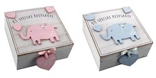 Baby Keepsakes Box Wood
